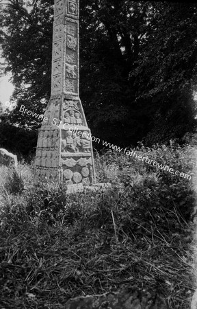 MOORE ABBEY & CROSS SHAFT FROM NORTH WEST